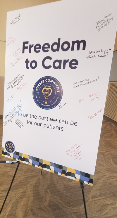 Freedom to Care - Nurses Poster