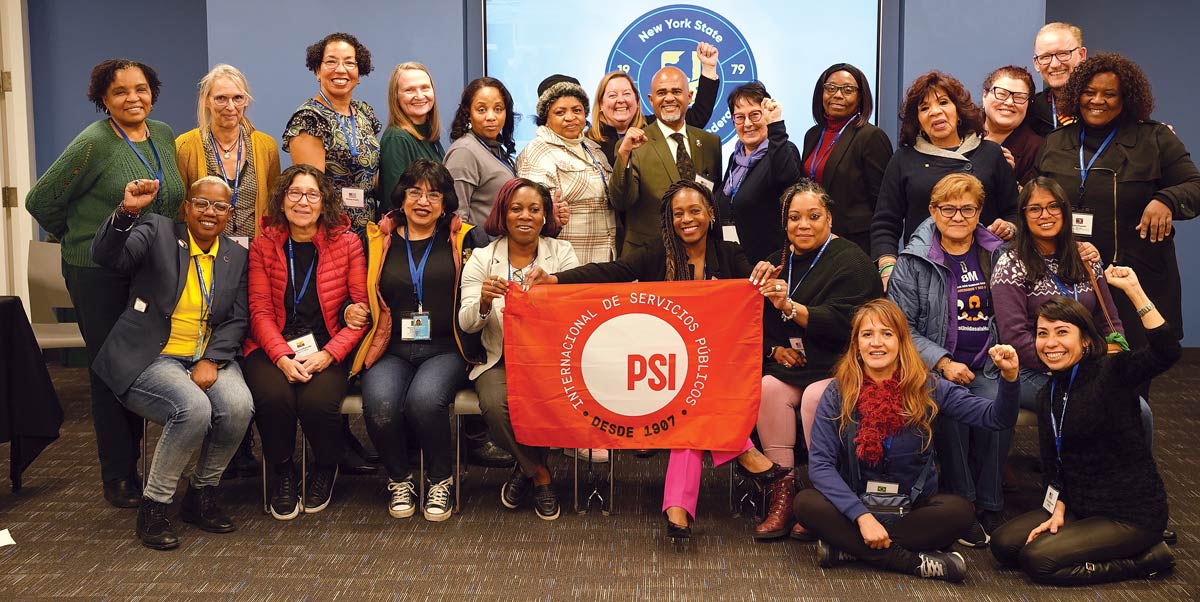 Group photo from PEF Womens Committee event in NYC