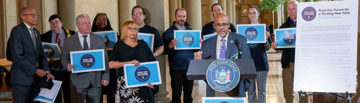 Wayne Spence speaking at the State of the State press conference