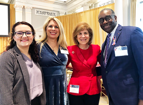 From left to right it’s Julianna Stella (Senior Disaster Manager), me, Gail McGovern (CEO of American Red Cross), and Ken Turner (WNY Regional Disaster Officer). Julianna and Ken were also part of the IDC team and we traveled together to DC for the award.