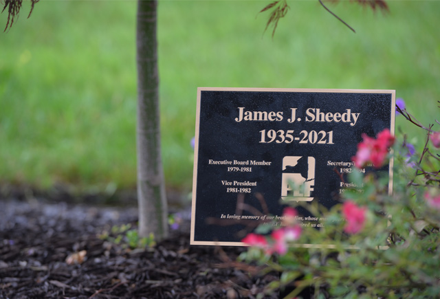 Former PEF President James Sheedy honored after passing 