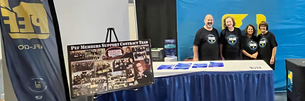 PEF members educate NYS Fair patrons about state services - PEF ...