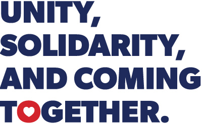 Unity, Solidarity and Coming Together 