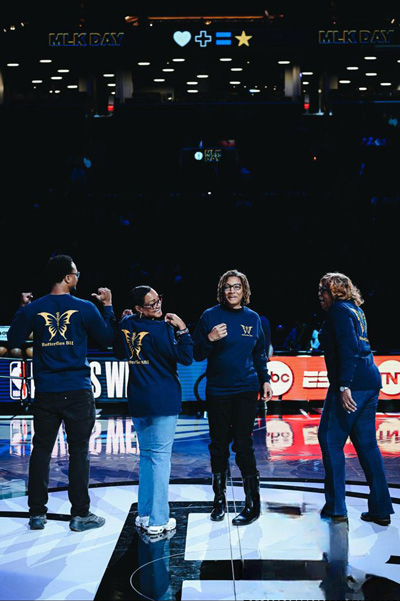 PEF retiree’s work honored as Nonprofit of the Night at Barclays Center