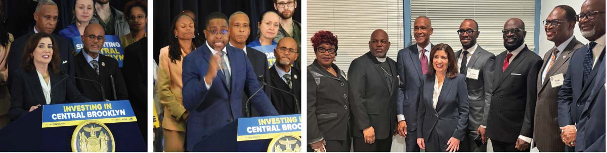 President Spence joins Governor to celebrate $1.1 billion investment in SUNY Downstate