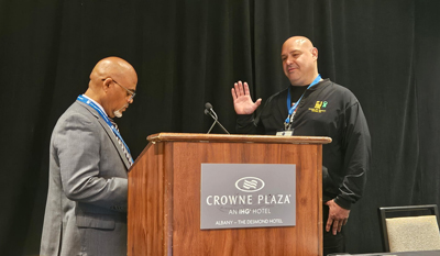 Vincent C Sworn in as Region 1 Coordinator