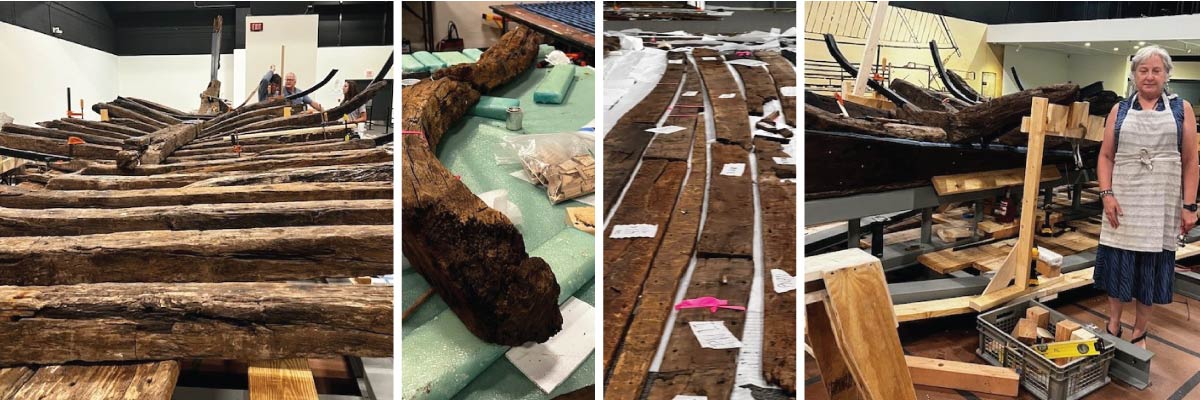 PEF members work to rebuild Revolutionary War artifact found beneath World Trade Center