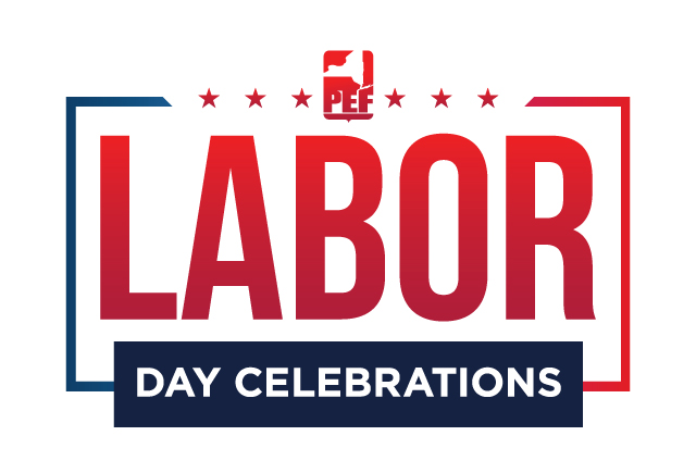 PEF members turn out for Labor Day celebrations statewide 