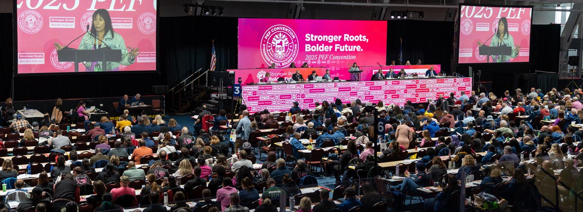 PEF delegates approve state and federal legislative agendas