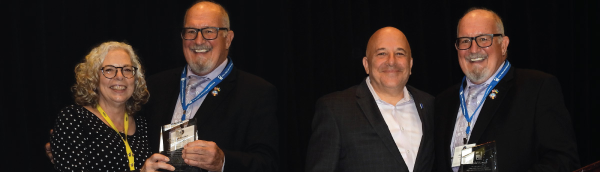 Geraldine, Todd and Joe during the Dec 2025 Eboard