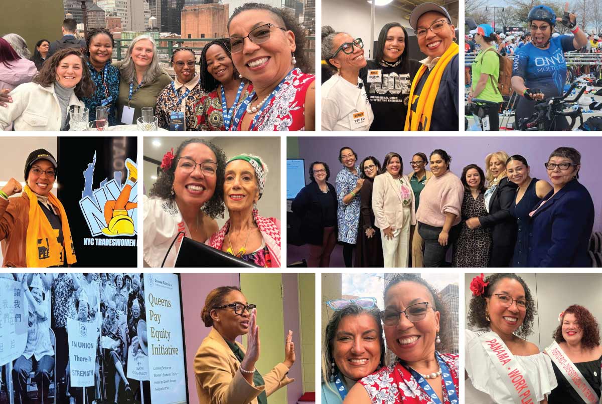 Herstory grid of photos from past events